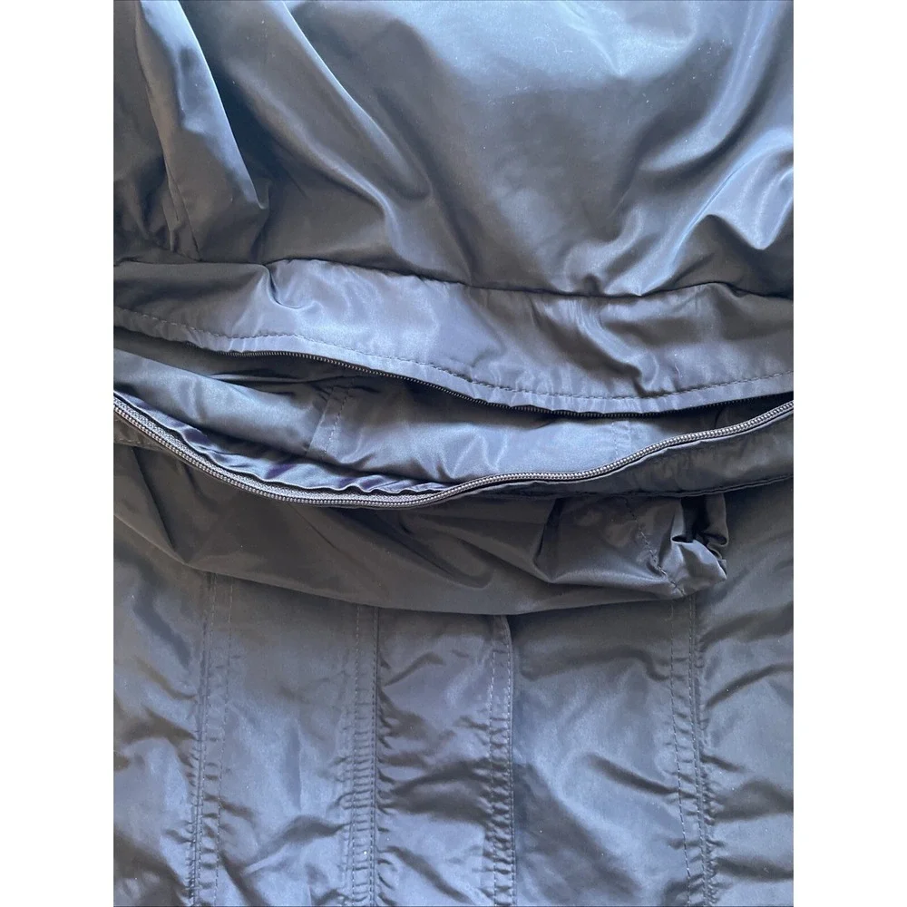 Ellen Tracy Packable Amathyst Trench‎ Rain Coat Size 1X With Hideaway Hood